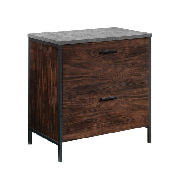 Lateral File, Dark Walnut finish
