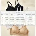 thumbnail image 2 of Cavosen Sports Bras for Women Seamless Wireless Supportive Bras Push Up Full Coverage Padded Bralettes Wide Straps Sleep Underwear, 2 of 3