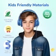 thumbnail image 4 of FZC-K3 Kids Headphones, Wired, Over Ear, USB-C, Blue, 4 of 4