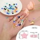 thumbnail image 2 of Cuentas de estrella de acrílico Uxcell, 400 Pcs cuentas de pulsera de amistad en forma de estrella, rosa, 2 of 5