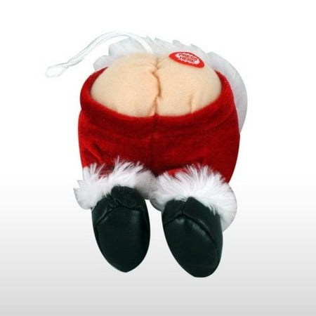 Santa Fairy Ornament - Tootin Santa Farting Santa Butt Holiday Ornament
