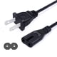 thumbnail image 5 of Cable de alimentación Saireed de 2 clavijas IEC C7 de 8 pies para TCL Roku Samsung LG, 5 of 6