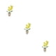 thumbnail image 3 of Tela ABS flor artificial decorativa Toystoory hogar Oficina escritorio fiesta falso maceta florero Amarillo, 3 of 6