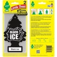 thumbnail image 2 of Little Trees Car Air Freshener – Black Ice, Xtra Strength Long Lasting Hanging Tree for Auto & Home (24 Air Fresheners), 2 of 5