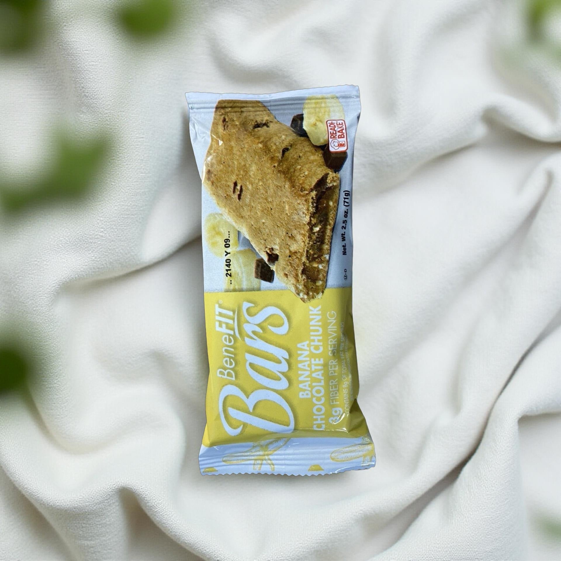 Banana Chocolate Chunk BeneFit Bars by Readi-Bake 2.5 Oz, 12 Pack