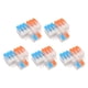 thumbnail image 5 of Conector de cable de 2 entradas y 6 salidas, 5 unidades, contacto de cobre, 0,5 a 6 mm², conector conductor para maquinaria de motor, 41 A, 450 V, 5 of 12