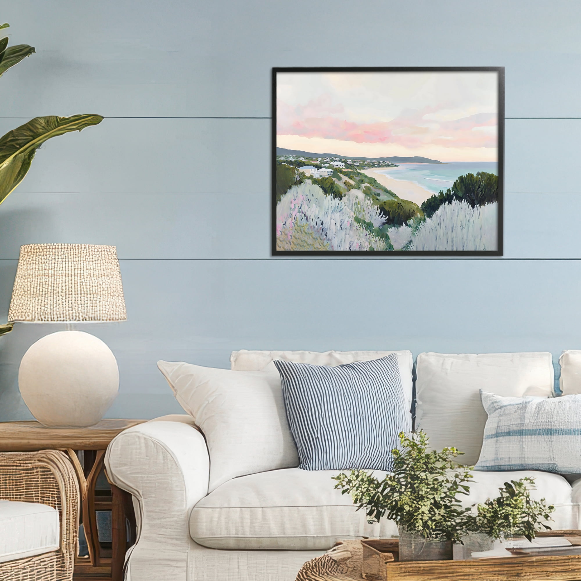 Stupell Industries Cape Cod Evening Light Black Framed Giclee Art, design by The Prints Vibe