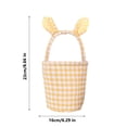 thumbnail image 3 of Sokhug Décor de Pâques Lapins Oreilles Mignon Panier de Rangement à Compartiments Œufs Bonbons Sac Cadeau, 3 of 7