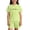 Light Green, variant on Girls 2 Piece Matching Clothing Set Letter Print Short Sleeve T Shirt Shorts Comfortable Loose Fit Outfits Sets White 7-8 Years
