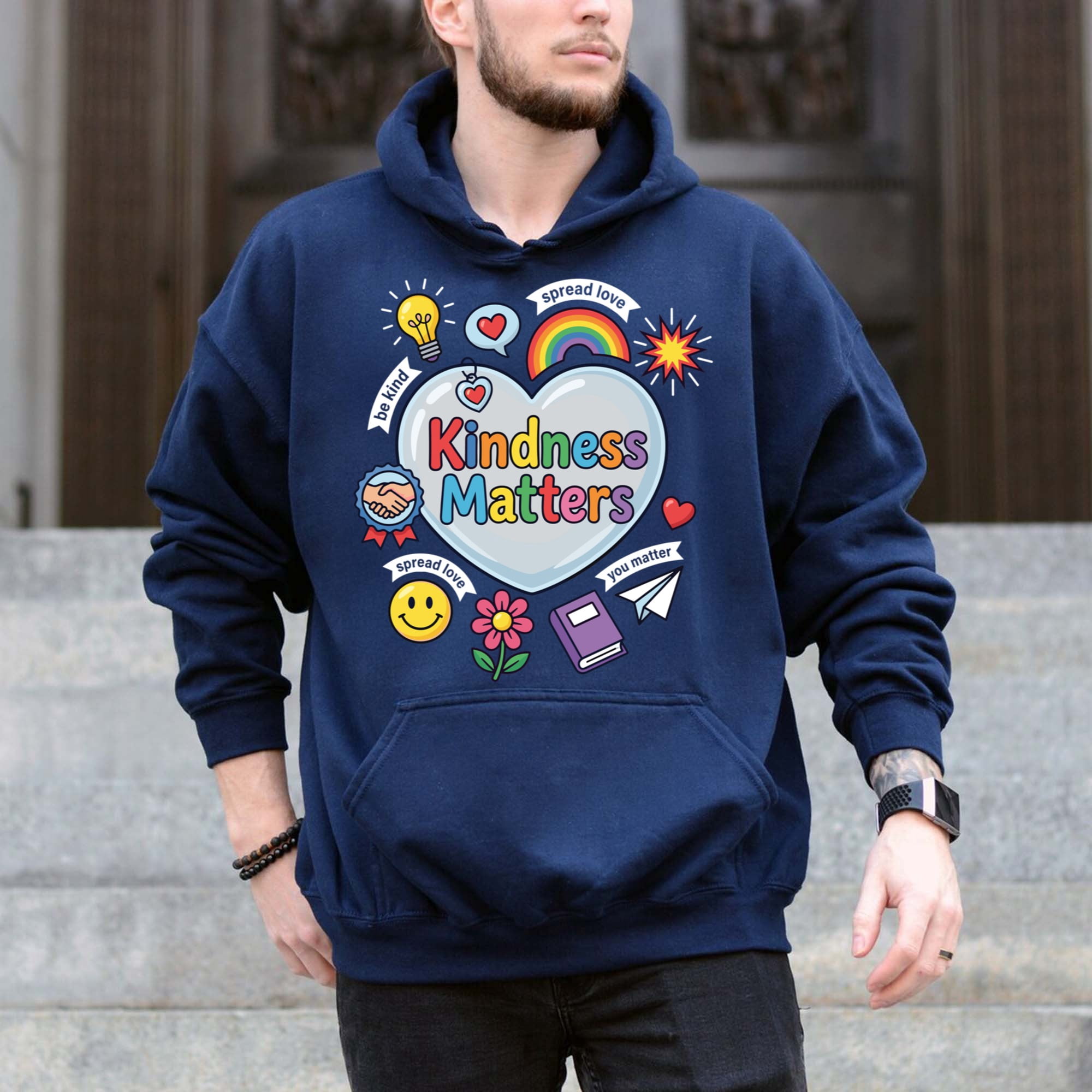 Be Kind Autism Shirt, Autism Awareness Puzzle Piece – T-Shirt, Hoodie & Sweatshirt – Inspirational Clothing – Supportive