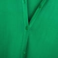 thumbnail image 3 of Lilgiuy Women's Autumn Long Sleeve V Neck Long Button Flare Sleeve Sweater Dress Green 2022 Fall Winter, 3 of 4