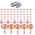 thumbnail image 4 of GROWTH TANK LED Icicle Light Ornament Decorative 8 Lighting Modes Twinkle Outdoor Indoor USB, 4 of 9