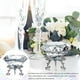 thumbnail image 2 of Pisapapeles de cristal de diamante de 80 mm (3,1 pulgadas) con forma de diamante grande con soporte Joyas de cristal Centros de mesa para decoración de bodas en el hogar (transparente), 2 of 5