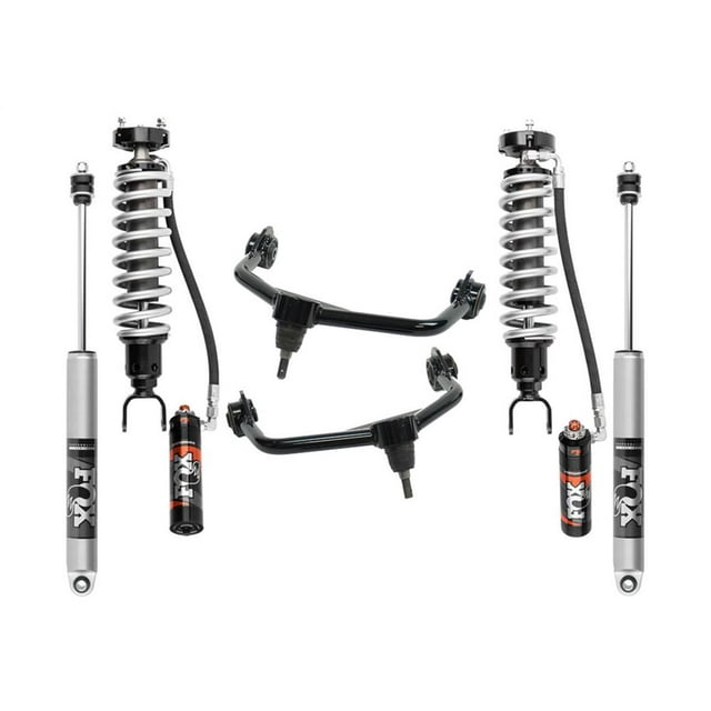 Superlift Lift Kit Suspension 4610FX FOX 2.0 Series; 3 Inch Front Lift; 2 Inch Rear Lift; Black Components; With Front Control Arms/Differential Spacers/Rear Coil Spring Spacers/Installation Hardware