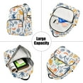 thumbnail image 5 of FORMRS Mini Backpack Purse for Women Quilted Travel Daypack Casual Shoulder Bag, Tropical Jungle Vibes, 5 of 7