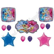 C & S PARTY SUPPLY SHIMMER AND SHINE (B) HAPPY Birthday Party Balloons Decoration Supplies Genie Nick