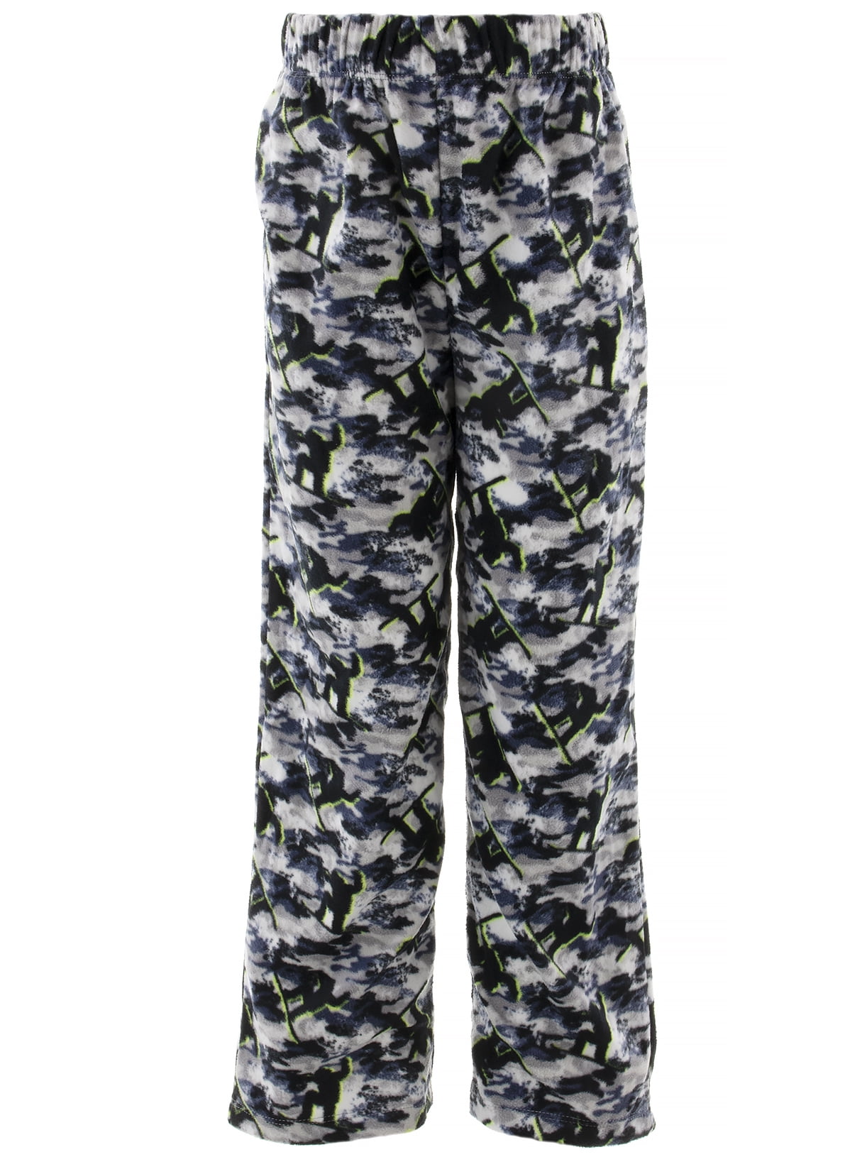 mens fleece camo pajama pants