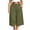 #1Army Green, variant on MYAOYI Womens Shorts Business Casual Pleated Culottes Wide Leg Shorts Office Loose Fit Capri Bottoms