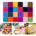 thumbnail image 4 of Bracelet Making Beads Kit Colorful Mixed Glass Beads DIY Jewelry Set (A), 4 of 5