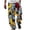 White, variant on Men's Casual Pants 2 Men African Dashiki Traditional Style Casual Trouser Summer Holiday Ankara Beach Floral Pants Red XL