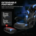 thumbnail image 4 of RESPAWN 110 Pro Ergonomic Gaming Chair with Footrest for Adults - Comfortable Office Gaming Recliner with Lumbar Support and Headrest, Racing Style Video Game Chairs for Computer Gamer - Blue, 4 of 8
