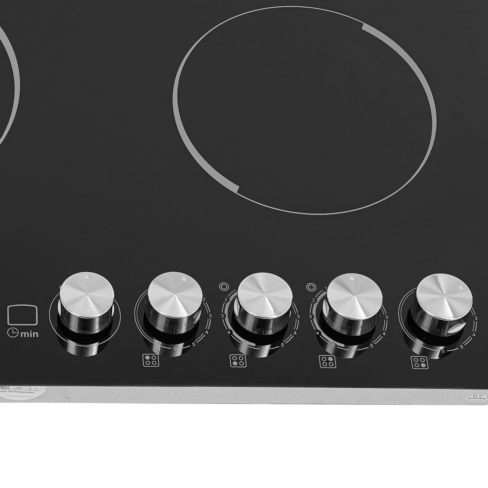 Electric Cooktop, Embedded Electric Stovetop 4 Burners Electric Cooktop 110V