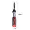 thumbnail image 3 of Ratchet Screwdriver Set Multifunctional Repair Tools for Outdoor Home 245x36mm, 3 of 8