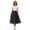 Black, variant on Women's Soild Color Tutu Skirt, Sparkling Sequin 3 Layer Fluffy Tulle Midi Skirt, Party Skirt for Festival, Birthday, Rave and Cosplay Blackish Green L
