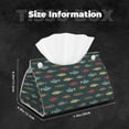 thumbnail image 5 of Logiee River Freshwater Fish Print Tissue Box Cover,Stylish Tissue Box Holder Decorative Tissue Cover for Bathroom Toilet Bedroom Living Room Table Desk Office, 5 of 7