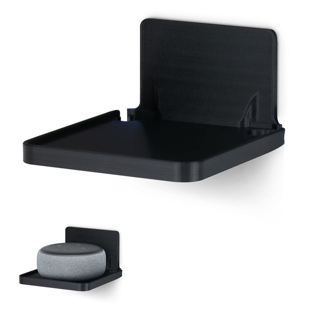 Estante de pared BRAINWAVZ para cámaras de seguridad y más (negro)