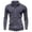 A-GY2461, variant on XIAONU Men's Hoodless Zip Up Sweatshirt Neck Stand Collar Cardigan Jacket Outdoor Leisure Loose Fit Solid Color Machine Washable