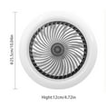 NGHnuifg Ceiling Fan With Light Closed Thin Fan Light Ceiling Fan Light