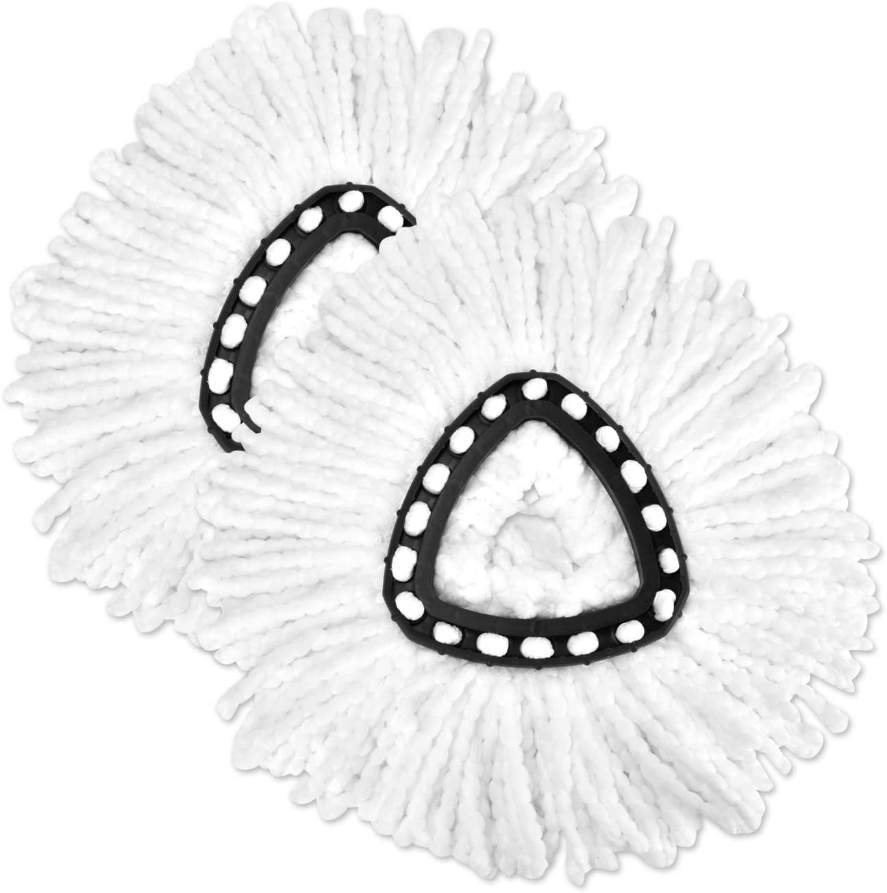 2 Pack Microfiber Spin Mop Head Refill Replacements EasyWring Mop