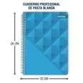 thumbnail image 3 of Cuaderno Profesional Ferrini Doble Argolla Unicolor 120 Hojas Caja 12 Piezas Cuadro Chico, 3 of 5