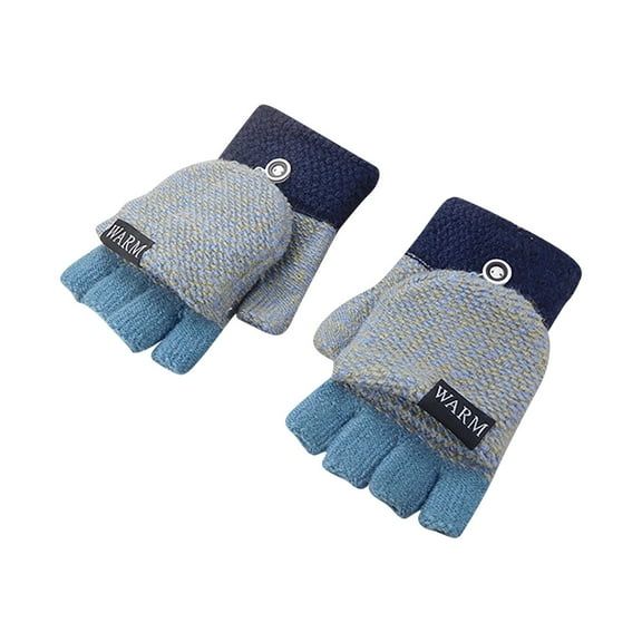 Winter Gloves 1 pair of gloves Winter Knitted Fingerless Mittens Warm Mitten Glove For Women And Men Warm Gloves
