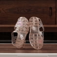 thumbnail image 5 of Gyujnb Girls Heart Sequin Jelly Sandals Soft Sole Casual Footwear,Adjustable Buckle Strap Closed Toe Water Shoes (Toddler, Little Girls),4.5-5 Years, 5 of 7