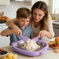 thumbnail image 4 of Home Ice Rolling Machine Including Quick Freezing Plate And 2 Scrapers DIY Homemade Ice Can Make Yogurt And Suitable For Children's Parent Child Activities Pressure Cooker Air Fryer Combo Cooking, 4 of 4