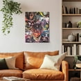 thumbnail image 4 of P&L Art Juice Wrld Canvas Wall Art, Rapper Singer Album Cover and Poster Framed Print Art, Retro graffiti Aesthetic Canvas Wall Art for Bedroom or Living Room Wall Decor Gift 16x20inch, 4 of 7
