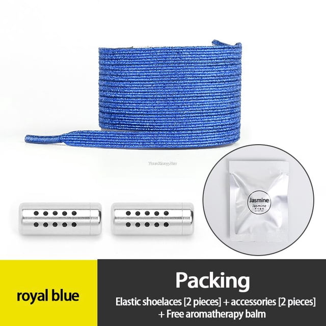 Zapatillas de deporte con cordones elásticos con aroma de aire limpio, cordones sin atar, cordones de zapatos planos sin ataduras, cordones rápidos para niños y adultos, bandas de goma, Italia Gao Jinjia LED