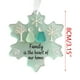 thumbnail image 3 of Adornos navideños, adornos navideños, regalos navideños, adorno de vidrio marino en forma de copo de nieve, adorno de amistad, adorno de vidrio marino hecho a mano, recuerdo de copo de nieve de la ami, 3 of 5