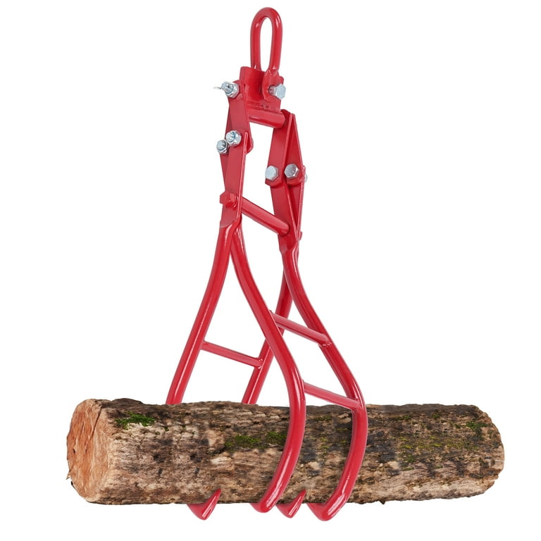 Felled Timber Claw Hook 28in Log Lifting Tongs Heavy Duty Grapple