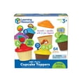 thumbnail image 1 of Learning Resources ABC Cupcake Party Toppers, Homeschool, Early Alphabet Learning, Sorting Cupcake Letters, Vocabulary Toy, Cupcakes, Ages 3+, 1 of 6