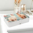 thumbnail image 6 of Alpaca Portable PU Leather Jewelry Stand with Removable Compartment, Display Case, Earring Holder, and Organizer Box, 6 of 6