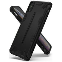 Ringke Dual-X Case Compatible with iPhone XS Max, Double Layer Heavy Duty Defense Armor Cover - SF Black