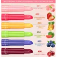 thumbnail image 4 of CmaaDu 6Color Waterproof Fruit Color Tinted Shine Changing Moisturizing Nourishing Glow Play Lip Balm lipstick Colour Care, 4 of 5