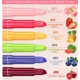 thumbnail image 4 of CmaaDu 6Color Waterproof Fruit Color Tinted Shine Changing Moisturizing Nourishing Glow Play Lip Balm lipstick Colour Care, 4 of 5