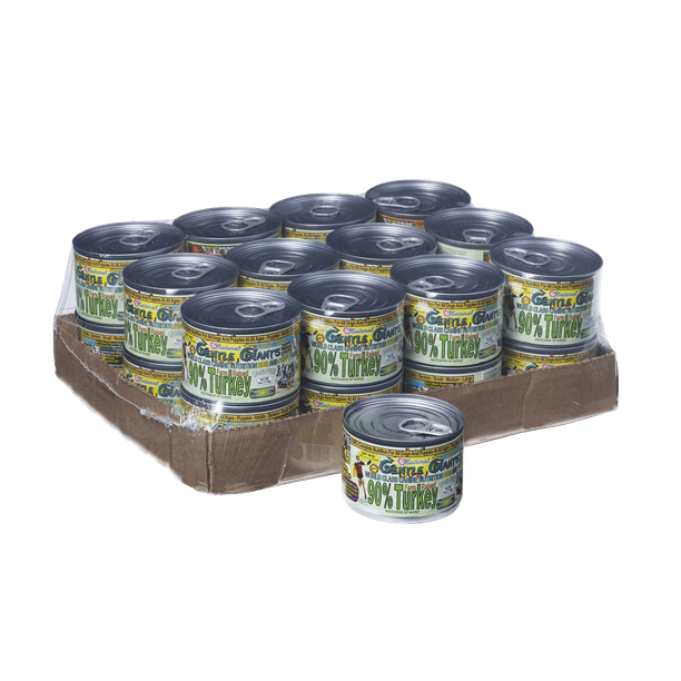 (24 Pack) Gentle Giants Canine Nutrition 90 Turkey GrainFree Wet Dog Food, 6 Oz