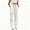 White, variant on Asgosdo Women's Pants Drawstring High Elastic Waisted Wide Straight Leg Casual Irregular Trousers with Pockets