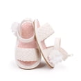 thumbnail image 3 of Biezeib Baby Girl Summer Casual Sandals Anti-slip Soft Sole Flower Decor Shoes for Outdoor, School, Party, 3 of 6