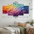 thumbnail image 4 of Designart "Harmonic Fusion Hardedge Art painting I" Modern Art Living Room Set, 4 of 5